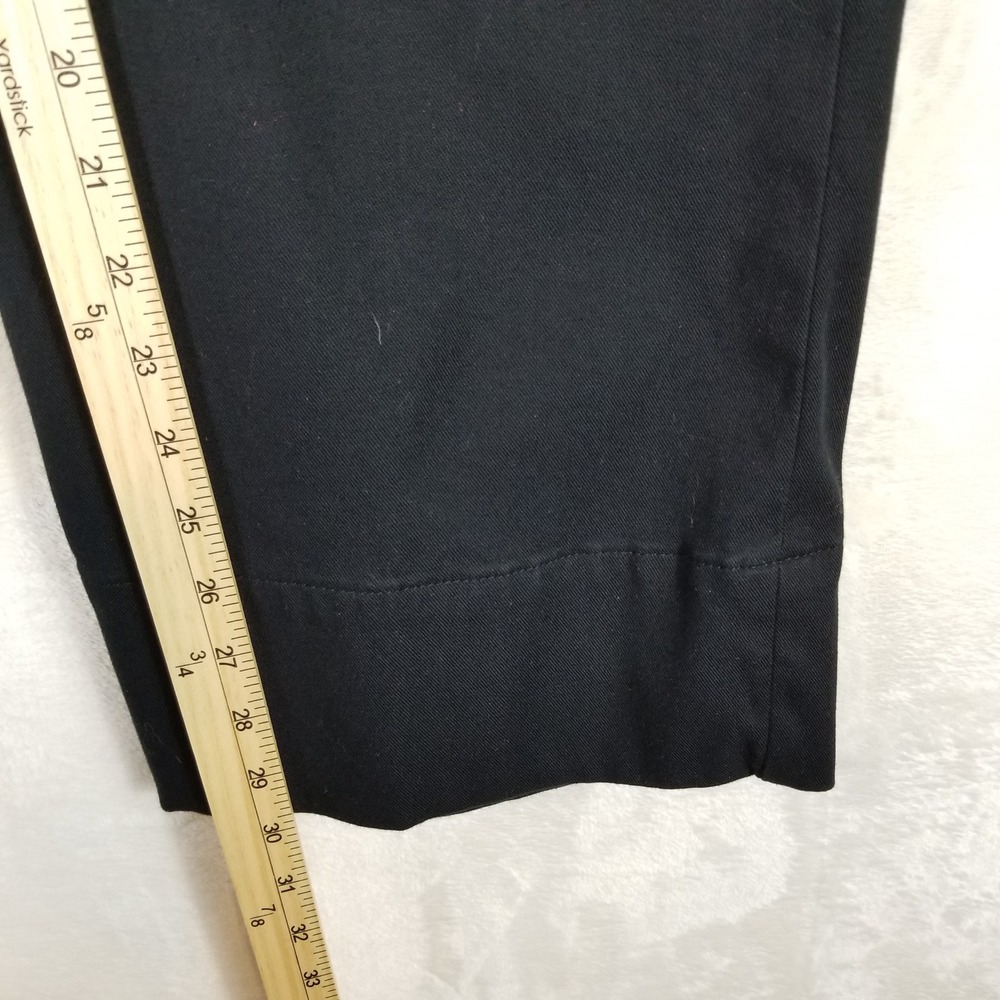 Spanx Wide Leg Pants Women Size S Black Stretch Twill High Rise Trousers - Picture 8 of 10